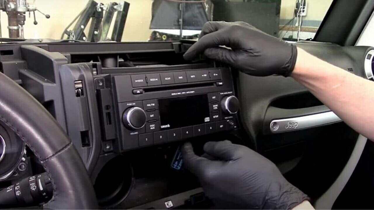 Unscrewing Pioneer Car Stereo