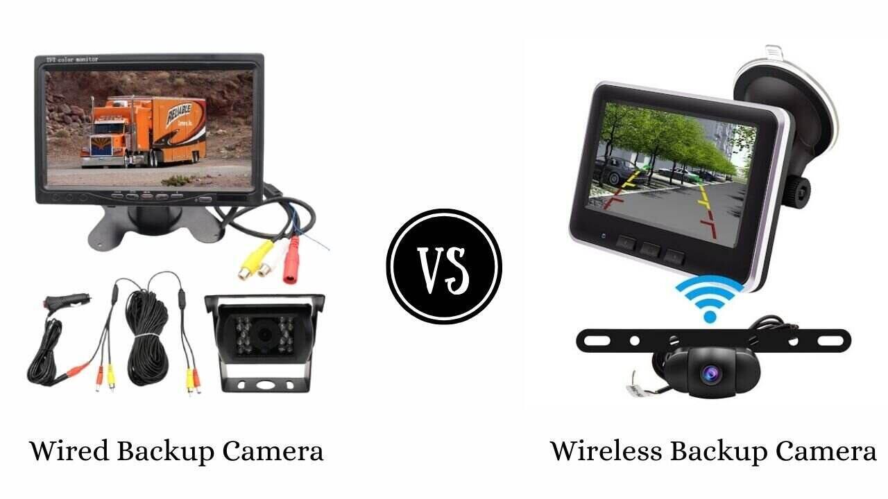 wired and wireless backup camera