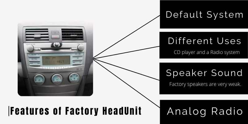 Features of Factory Head Unit