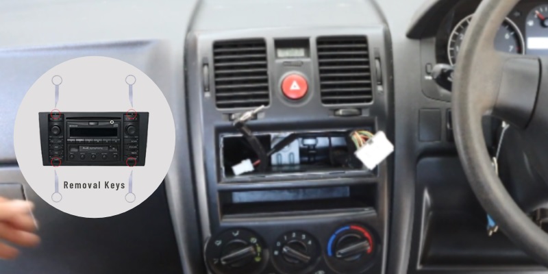 car stereo removal keys