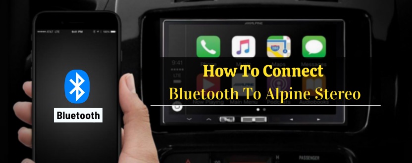 how to connect bluetooth to alpine stereo