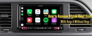 how to remove alpine head unit