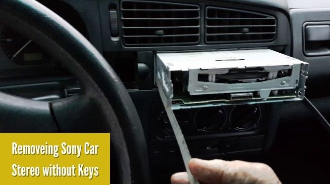 How To Remove Sony Car Stereo without Keys