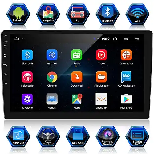 ANKEWAY Double Din Android Car Stereo Receiver